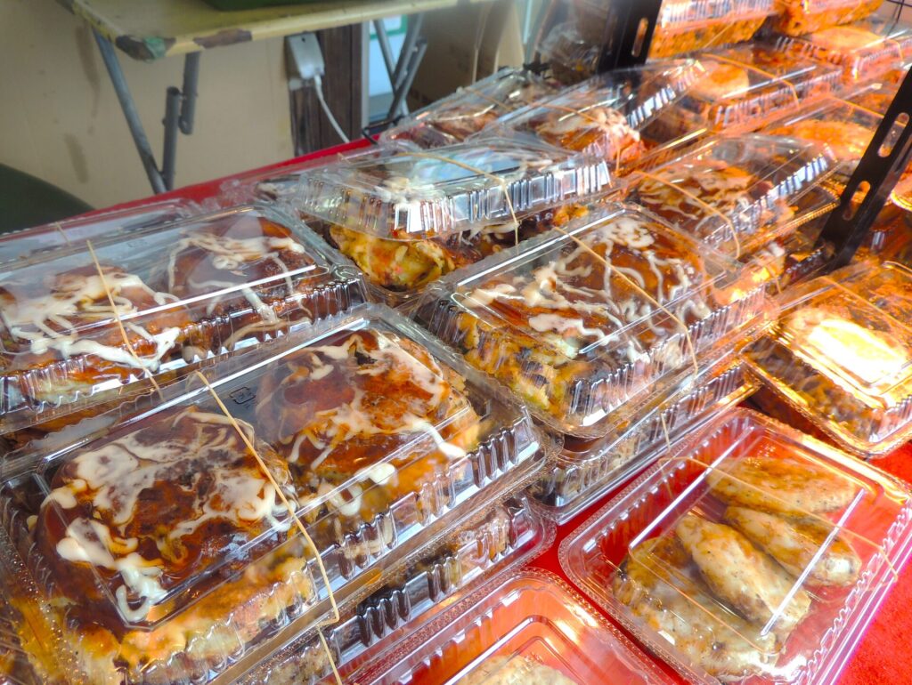お好み焼き・ホルモン焼きそばの屋台